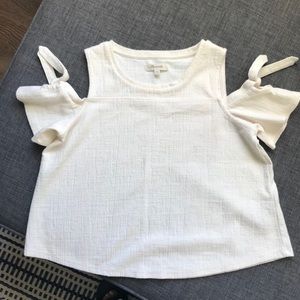 Madewell cold shoulder top
